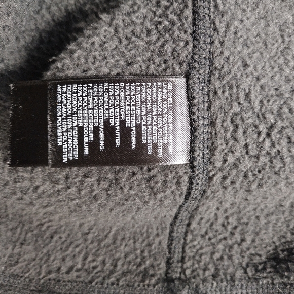 The North Face GORDON LYONS 1/4 Zip Sweater Knit Fleece Jacket Charcoal Men’s XL - Picture 5 of 7